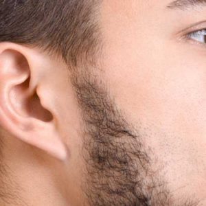 how to trim sideburns with beard